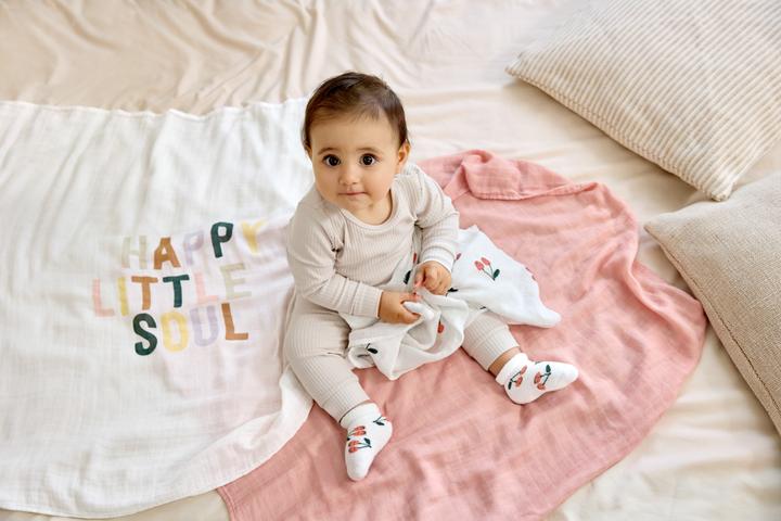 Immagine prodotto Lässig Mullwindeln & Mulltücher Mulltuch 3er Pack Heavenly Soft Swaddle L (80 cm, 80 cm)