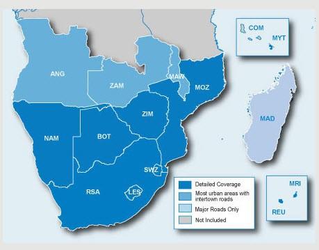 Productafbeelding Garmin City Navigator Zuid-Afrika MicroSD/SD