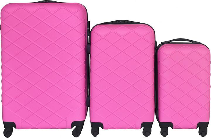 Actual product image HTI-Living Koffer 3-teiliges Set Raute (100 l)