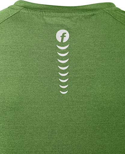 Image du produit Magni T-shirt Quick Dry vert/noir chiné taille XL Fortis Elements (XL)