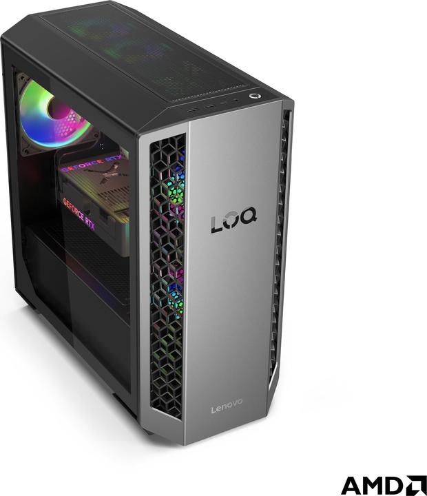 Actual product image Lenovo LOQ Tower (1000 GB, 32 GB, AMD Ryzen 7 8745HX, GeForce RTX 5060)