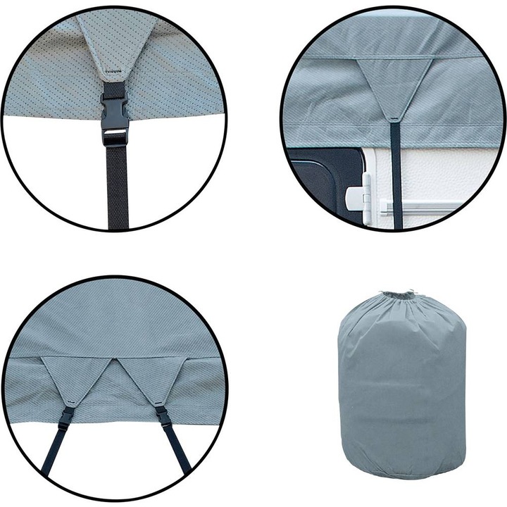Actual product image Cartrend Protective cover roof tarpaulin 6.5 x 3 m