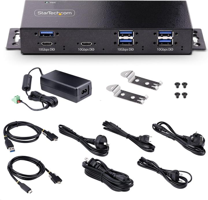 Immagine prodotto StarTech USB Hub Industrial 7-Port USB 3.2 10Gbps (USB-C, 7 porte)