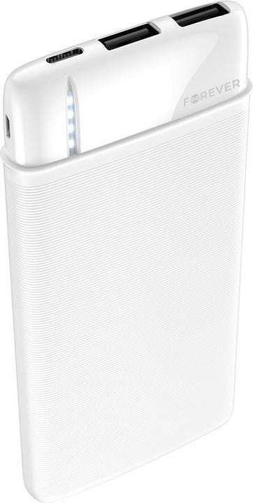 Actual product image Forever TB-100M Powerbank 10000 mAh - White (10000 mAh, 37 Wh)