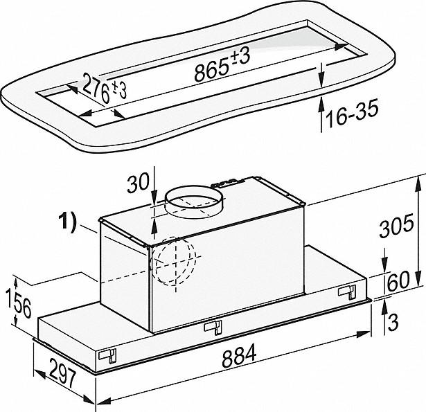 Produktbild Miele Da 2390 (Huttenlüfter)