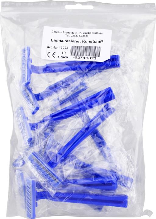 Actual product image CareLiv Disposable razor, 10 pcs