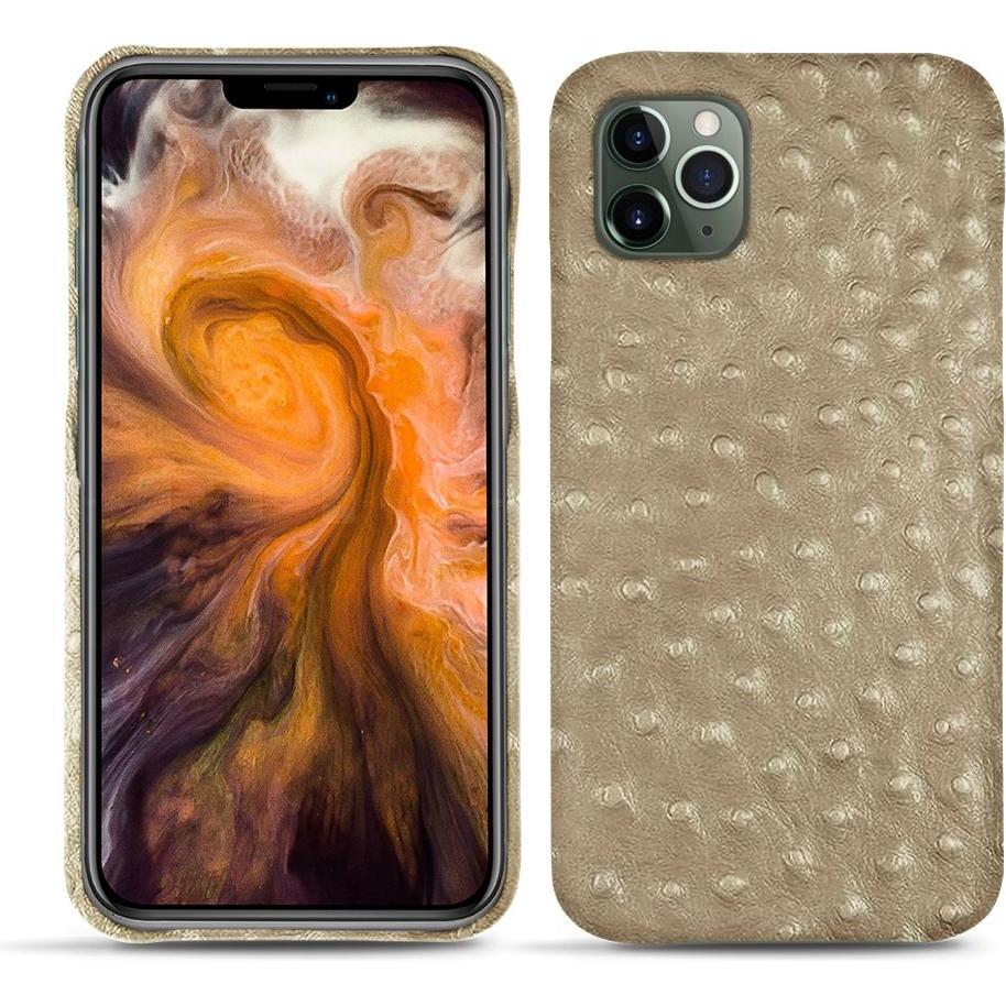 Noreve Lederschutzhülle (Apple iPhone 11 Pro Max), Smartphone Hülle, Beige
