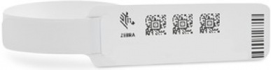 Produktbild Zebra Z-Band Direct Rot, Weiss Krankenhaus-Armband