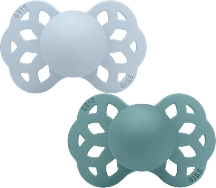 Actual product image Bibs Infinity soother (anatomical), Baby Blue & Island Sea (1 x)