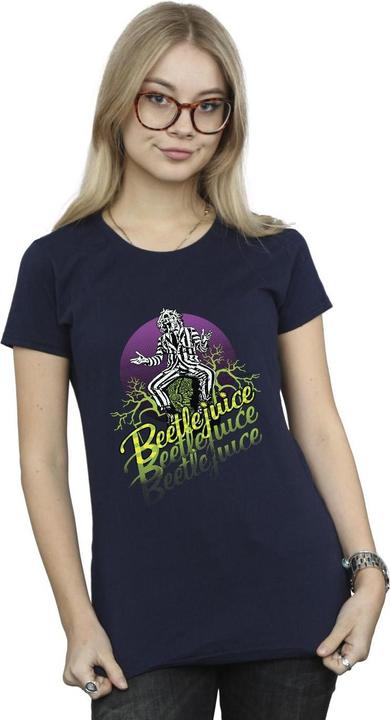 Immagine prodotto Beetlejuice Maglietta con cerchio in cotone viola (XXL)