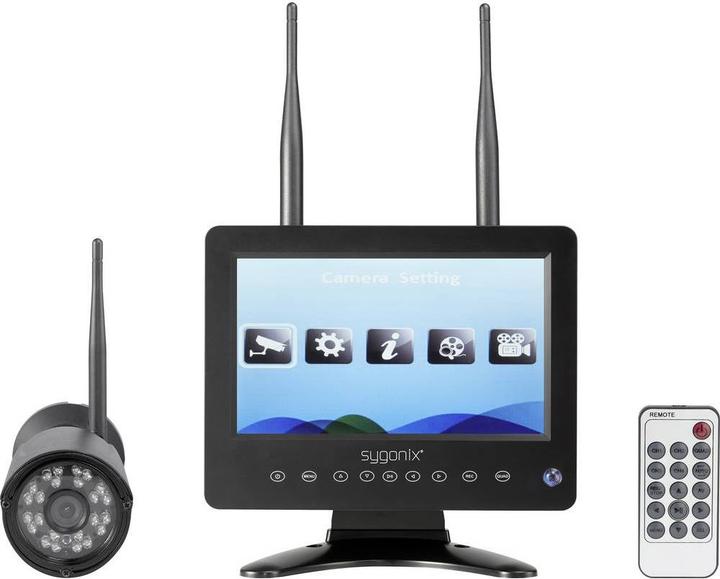 Produktbild Sygonix Funk-Ãoeberwachungsset 720P (1280 x 720 Pixels)