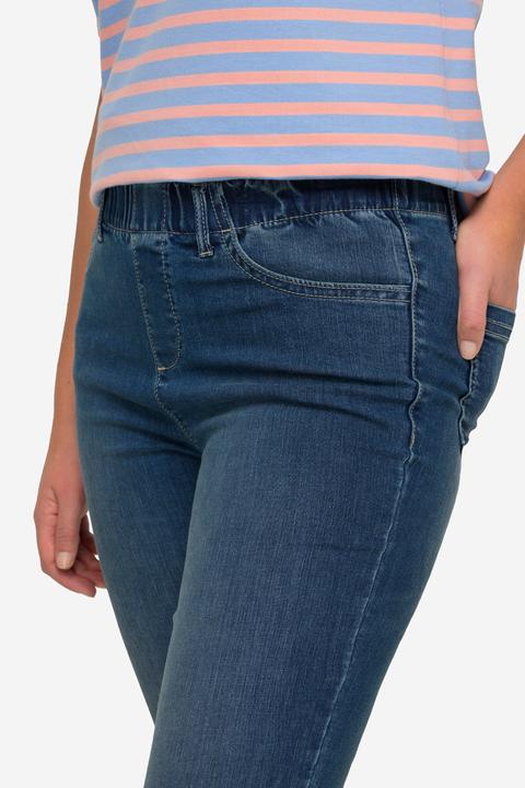 Actual product image Laurasøn 7/8 Slim Fit Four Pocket Pants Fringe Hem (56)