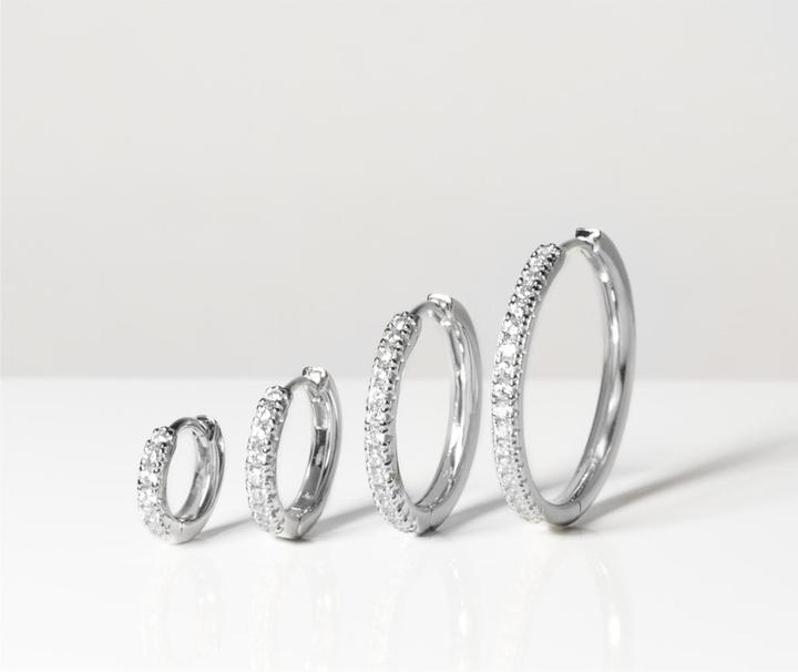 Produktbild Sif Jakobs Timeless rings with cubic zirconia Ellera SJ-E1066-CZ - Diameter: 1.4 cm (925er Silber)