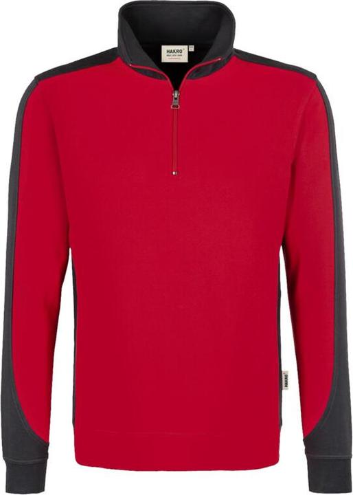 Produktbild Hakro Zip-Sweatshirt Contrast MIKRALINARÂ® (4XL)
