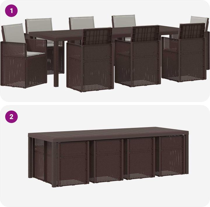 Produktbild vidaXL Modernes Esszimmer-Set