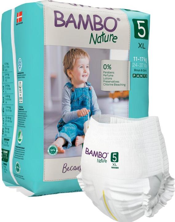 Actual product image Bambo Training diapers (Size 5, Pack, 19 Piece)