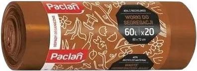 Produktbild Paclan Biomüllsack 60l 20 Stück braun (20x, 60 l)