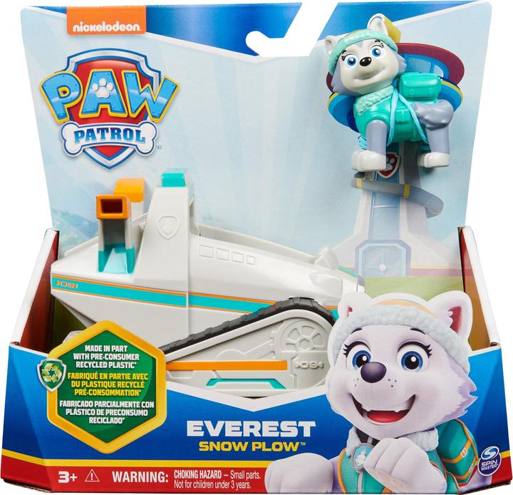 Actual product image Spin Master PAW Patrol, Everest’s Snow Plow, Toy Car with Collectible Action Figure, Sustainably Minded Kids Toy