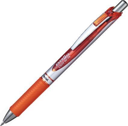 Actual product image Pentel EnerGel Xm Rétractable (Orange, 1 x)