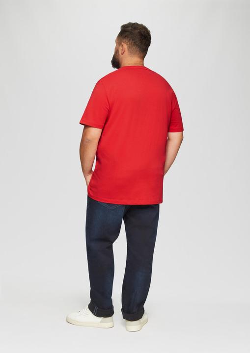 Produktbild S.Oliver T-Shirt T-Shirt aus reiner Baumwolle mit Logo-Print (XXL)