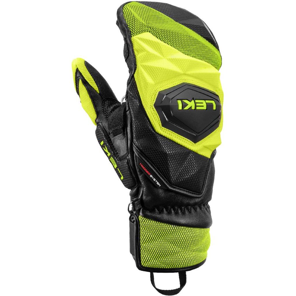 Leki, Unisex, Guanti, RĘKAWICE WCR Venom SL 3D MITT nero-ghiaccio lemon 10.0, Viola, Nero, (10)