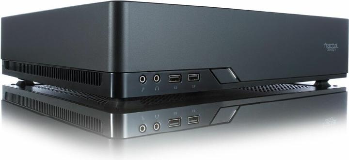 Actual product image Fractal Design Node 202 SFX HTPC Case w/Anode Bronze 450W PSU Mini ITX 310mm GPU (Mini-ITX)