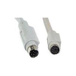 Atlantis Land 2.0m PS2 M/F cavo PS/2 2 m 6-p Mini-DIN Grigio (2 m, PS/2), Cavo di interfaccia