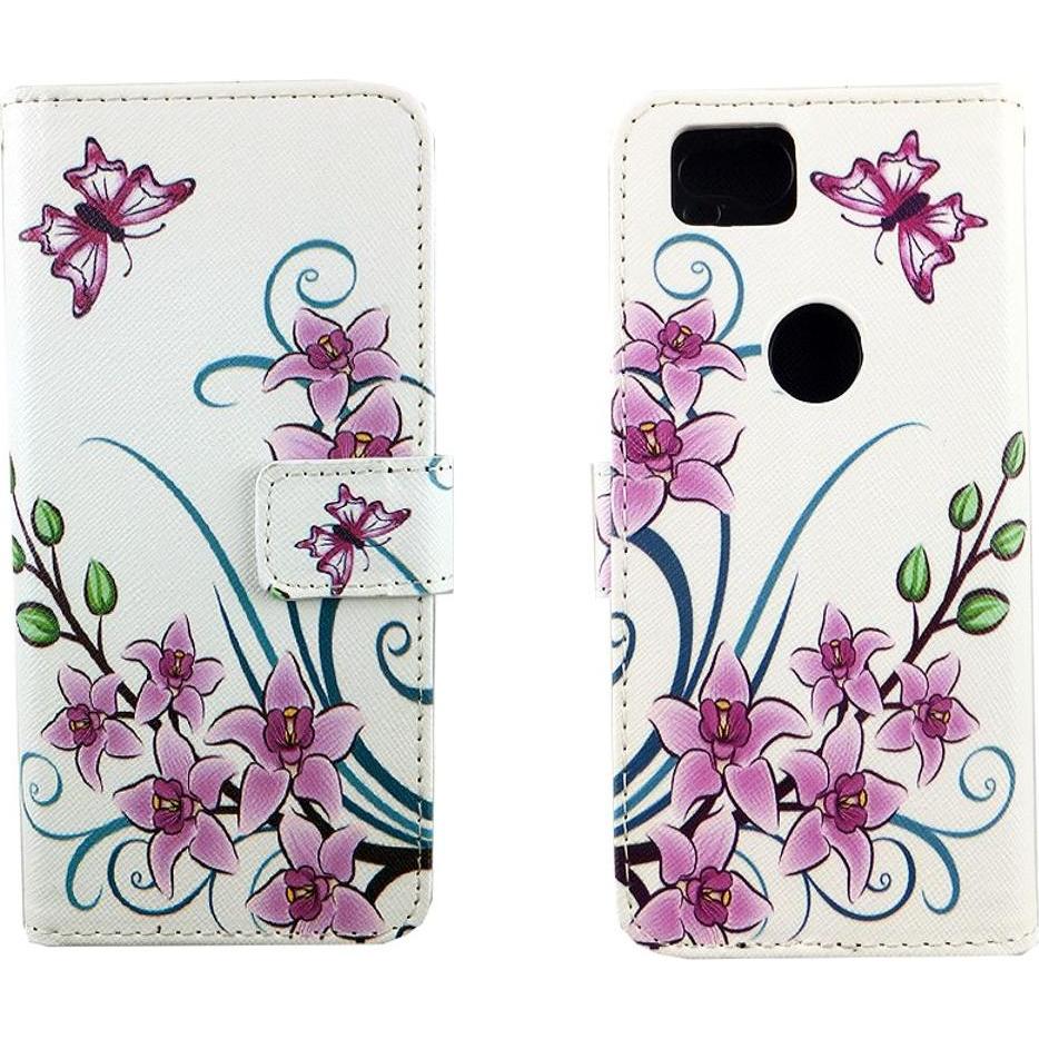 König Design Hülle Handy Schutz für Google Pixel 2 Case Cover Tasche Wallet Etui Handyhülle (Google Pixel 2), Smartphone...