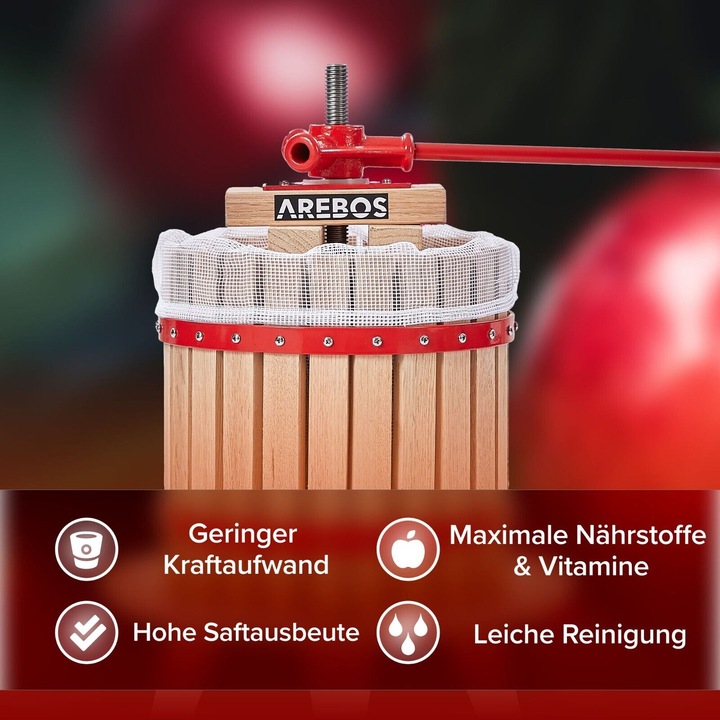 Produktbild Arebos Obstpresse (CH-Stecker)