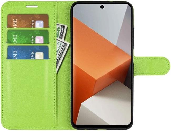 Produktbild MU Classic Litchi Leder Bookcover Series (Xiaomi Redmi Note 13 Pro+)