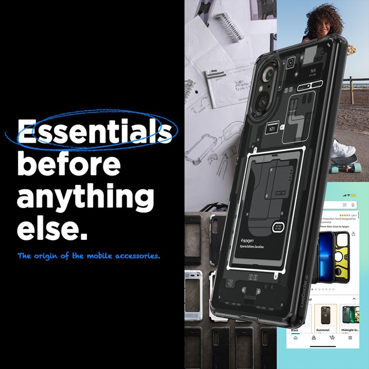 Immagine prodotto Spigen Custodia Ultra Hybrid per Sony Xperia 5 V - Zero One (Sony Xperia 5 V)