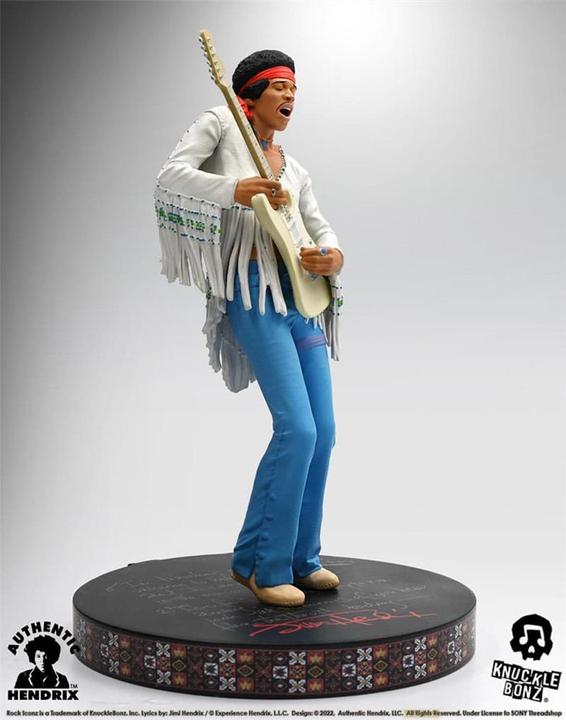 Actual product image Knucklebonz Rock Iconz: Jimi Hendrix III Statue