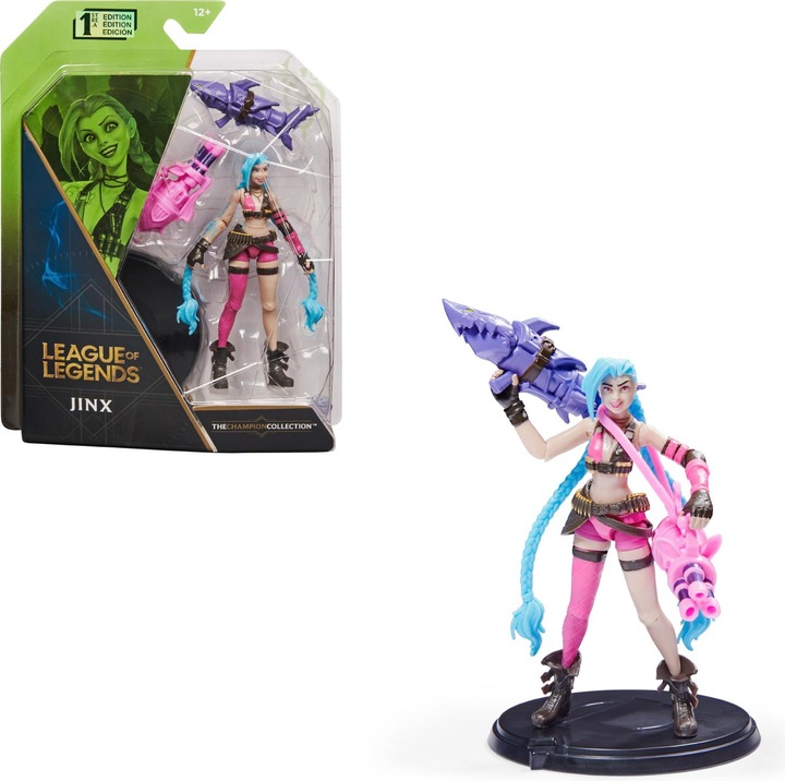 Produktbild Spin Master League of Legends Jinx Sammelfigur Premium 10cm