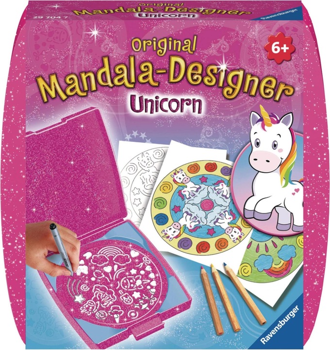 Actual product image Ravensburger Mini Mandala Designer - Unicorn