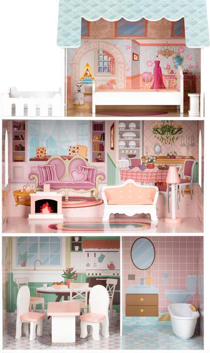 Actual product image EcoToys Toy Wden Barbie Doll House S8112