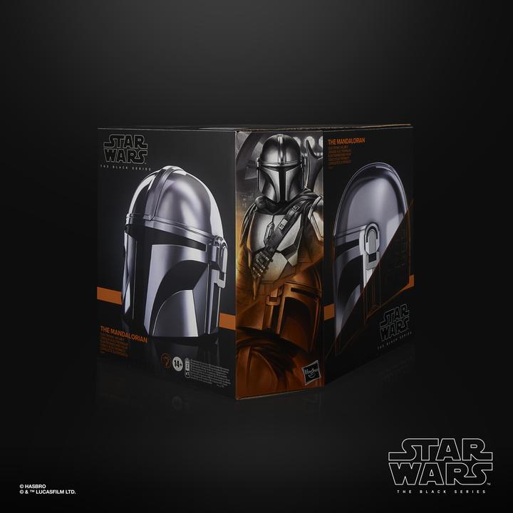 Actual product image Hasbro The Black Series: The Mandalorian Helmet