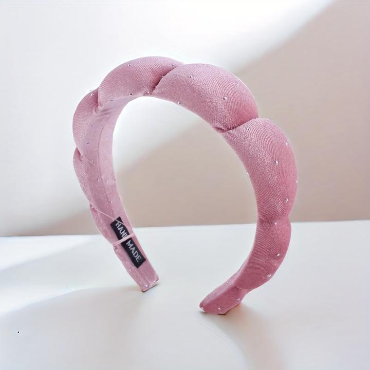 Activity Board Samt Wolke geformt Strass Stirnbänder, einfachen Stil, weichen Schwamm Haarbänder für Gesicht