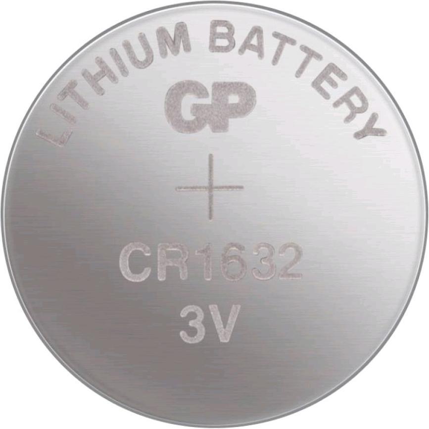 Thumbnail - GP Batteries LITHIUM BUTTON CELL CR1632 (1 Stk., CR1632, 140 mAh), Batterien + Akkus