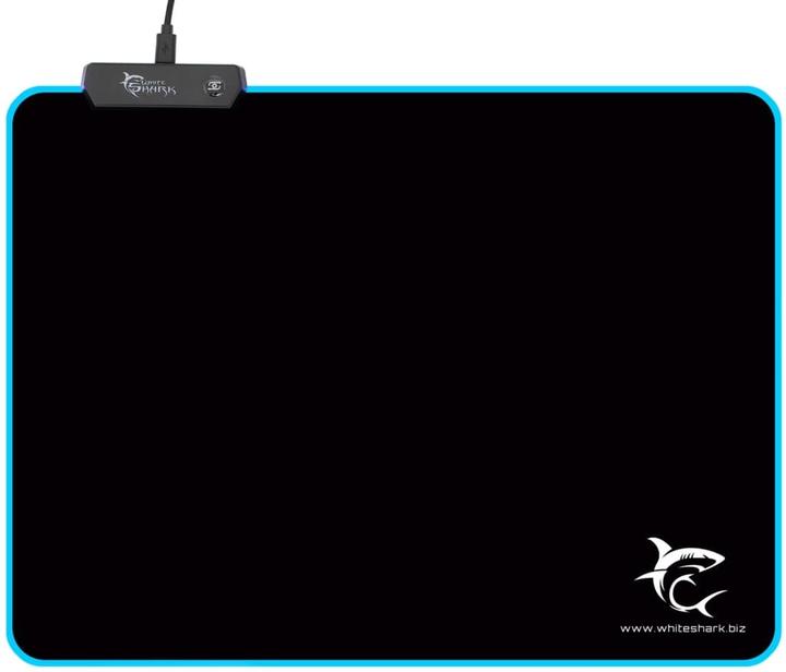 Actual product image White Shark Mouse pad for games with RGB illumination Luminous L, 350x250x3mm (L)