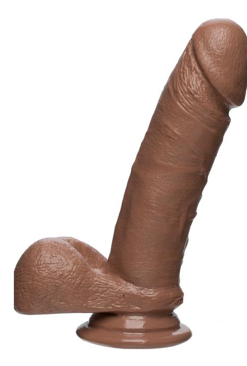 Actual product image Doc Johnson Perfect D - 7 Inch With Balls Firmskyn