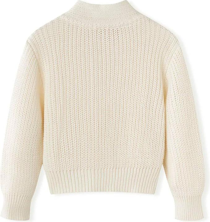 Immagine prodotto VidaXL Cardigan per bambini bianco neve 104,Materiale: 100 (104)