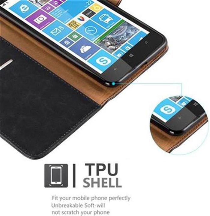 Actual product image Cadorabo Book Luxury Cover (Nokia Lumia 1320)