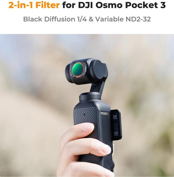 Image du produit K&F Concept ND2-32&Black Mist 1/4HD multifonctionnel, revêtement vert antireflet, étanche et résistant aux