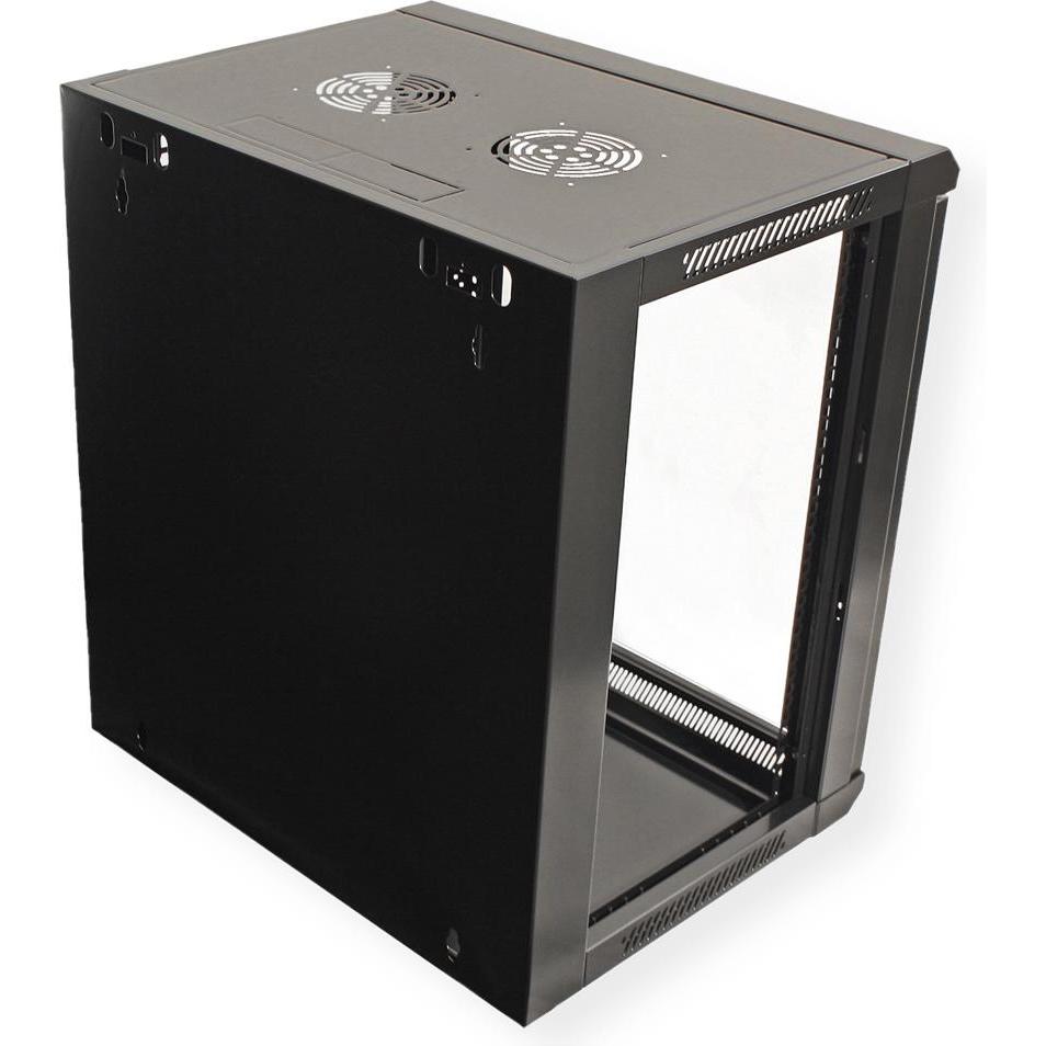 Thumbnail - Value Wandgehäuse (12 HE, 19 Zoll Rack), Serverschrank, Schwarz
