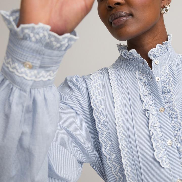 Produktbild La Redoute Collections Bluse Signature aus Bio-Baumwolle (48)