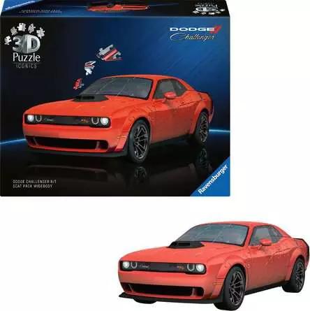 Produktbild Ravensburger 3D Puzzle 108 Teile - Iconics: Dodge Chall. R/T Scat Pack Widebody (108 Teile)