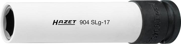 Produktbild HAZET Schlag-, Maschinenschrauber Steckschlüsseleinsatz ∙ Sechskant ∙ extra lang 904SLG-19 ∙ Vierka… (19 mm)