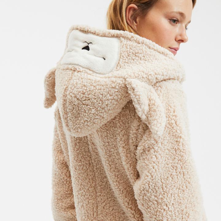Actual product image So'home Kapuzenjumpsuit aus Sherpa-Fleece (34)