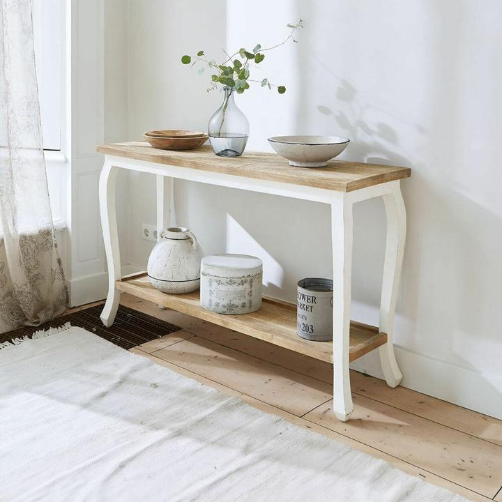 Produktbild Loberon Konsole Winalle braun/weiss