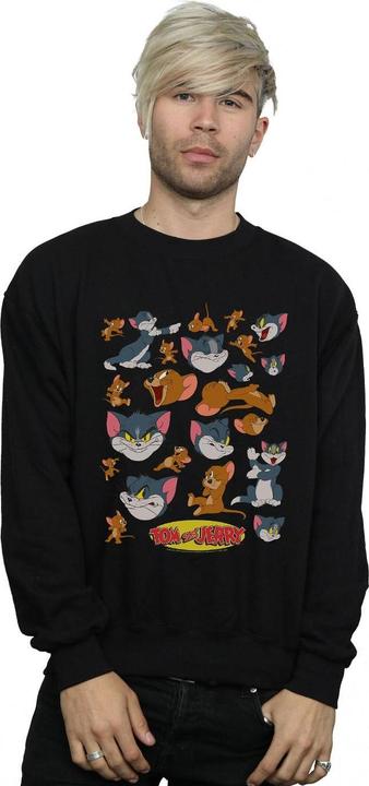 Image du produit Tom & Jerry - Sweat MANY FACES - Homme (4XL)